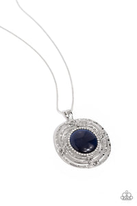 Paparazzi-Maze STUNNER - Blue Necklace