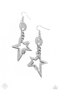 Paparazzi-Iconic Impression - Silver Earring