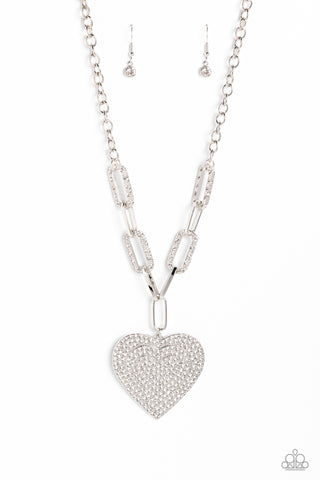 Paparazzi-Roadside Romance - White Necklace