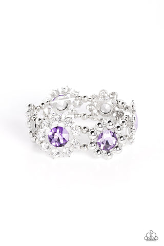 Paparazzi-Pact of Petals - Purple Bracelet