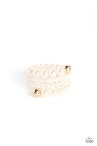 Paparazzi-Pleasing Pirouette - Gold Bracelet