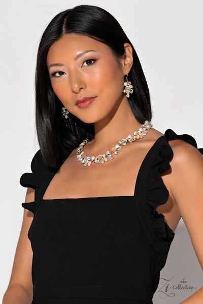 Paparazzi-Enchanting - Gold Zi Necklace