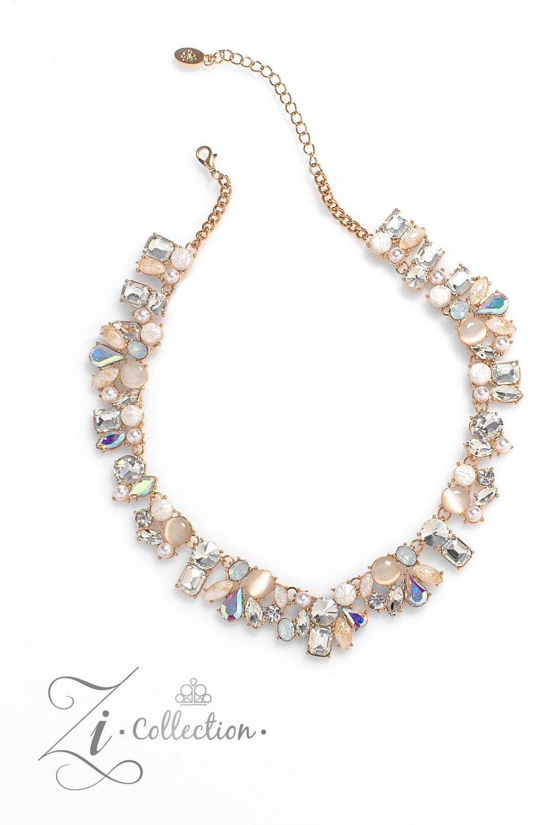 Paparazzi-Enchanting - Gold Zi Necklace