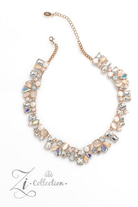 Paparazzi-Enchanting - Gold Zi Necklace