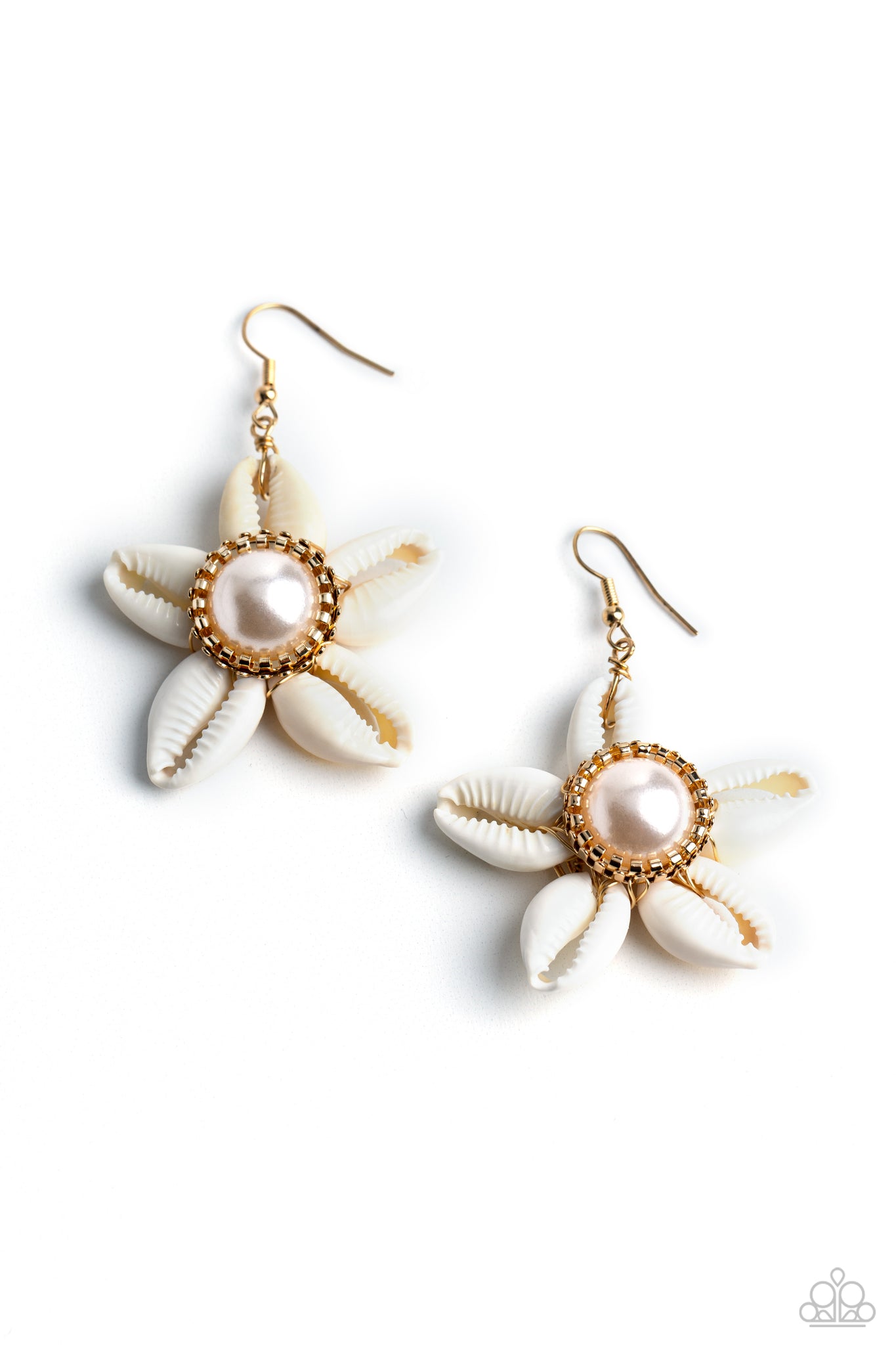 Paparazzi-Say SEAS - Gold Earring