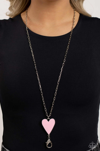 Paparazzi-Subtle Soulmate - Pink Necklace