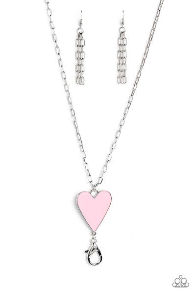Paparazzi-Subtle Soulmate - Pink Necklace