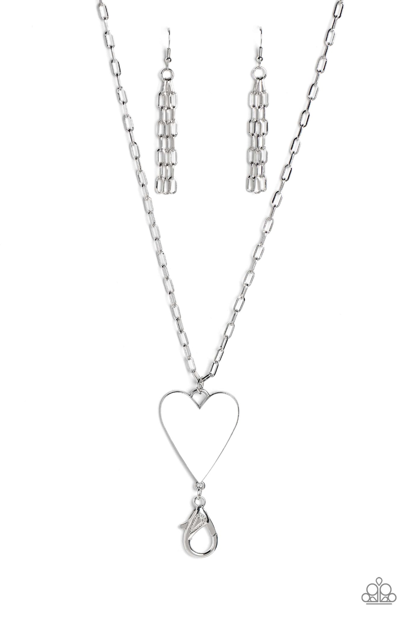 Paparazzi-Subtle Soulmate - White Necklace