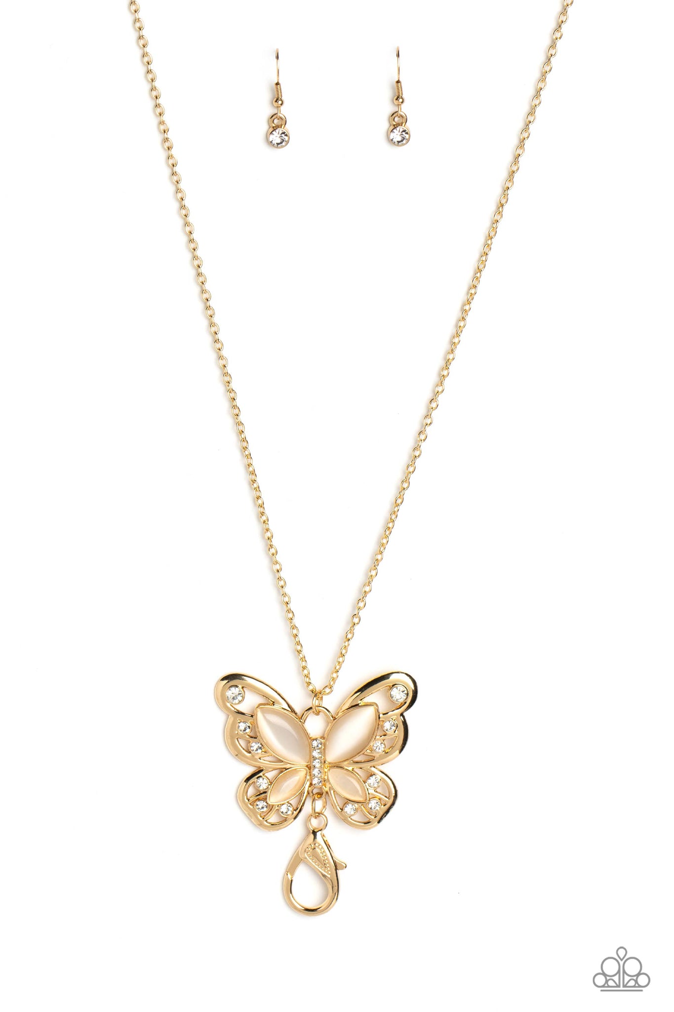 Paparazzi-Wings Of Whimsy - Gold Necklace