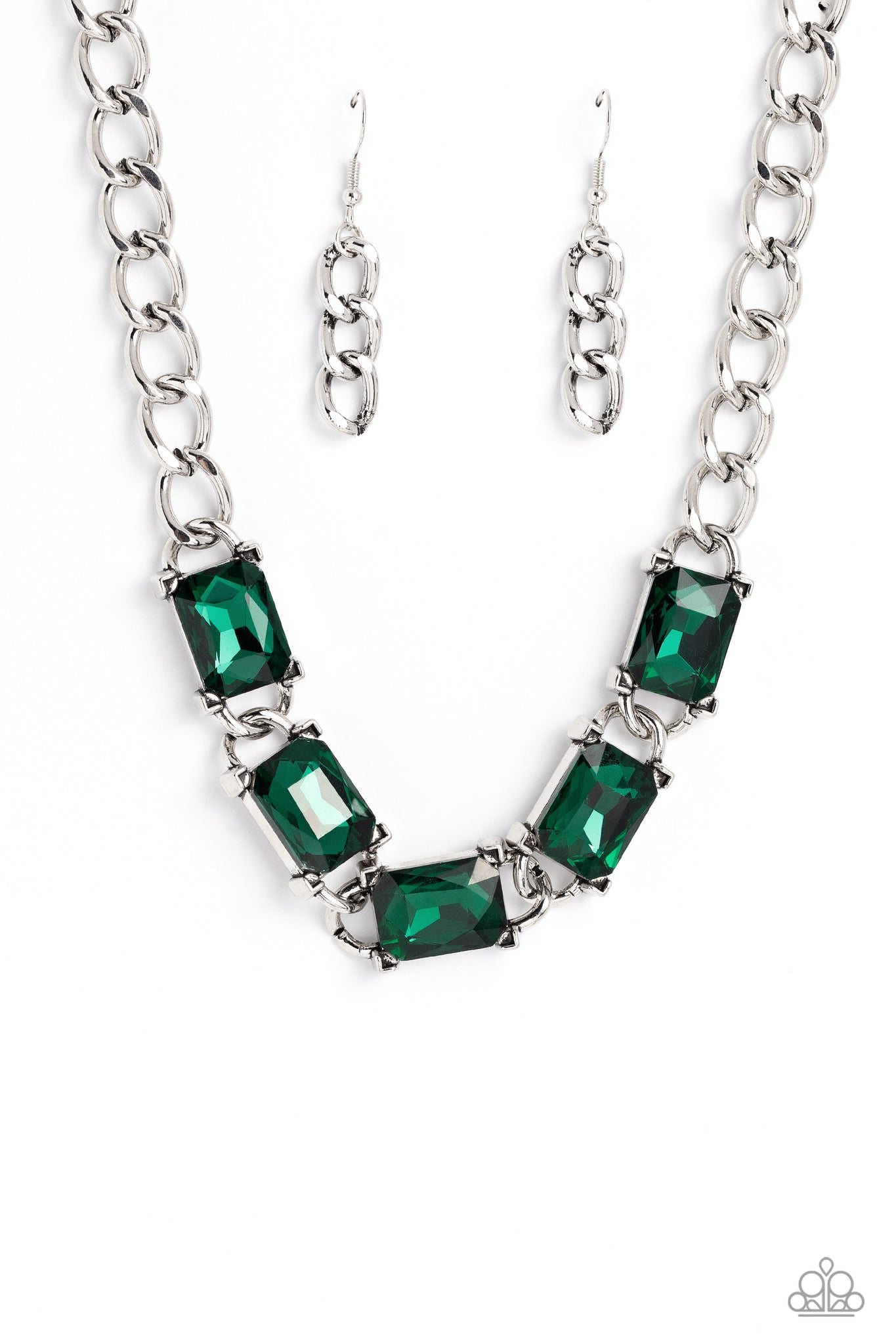 Paparazzi-Radiating Review - Green Necklace