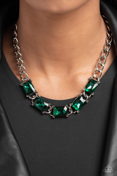 Paparazzi-Radiating Review - Green Necklace