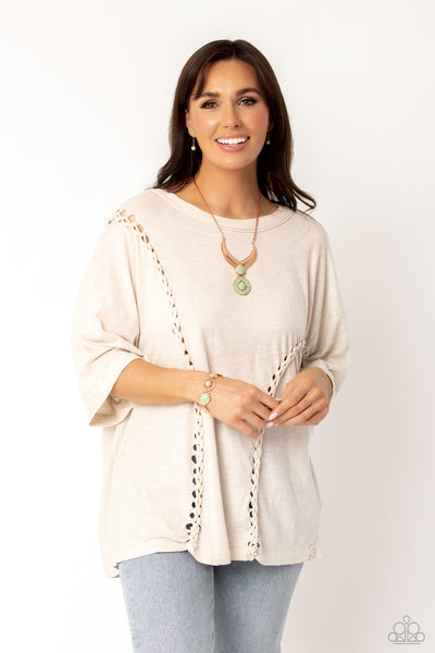 Paparazzi-I CLAN See Clearly Now - Copper Necklace