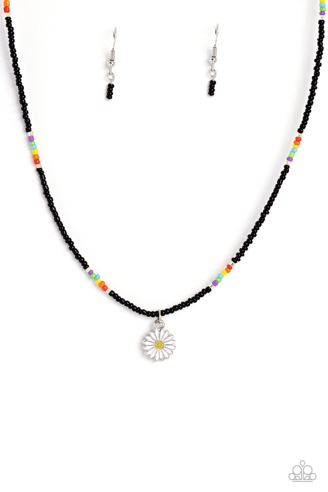 Paparazzi-Charming Chance - Black Necklace