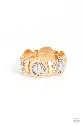 Paparazzi-Summer Serenade - Gold Bracelet