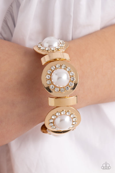 Paparazzi-Summer Serenade - Gold Bracelet