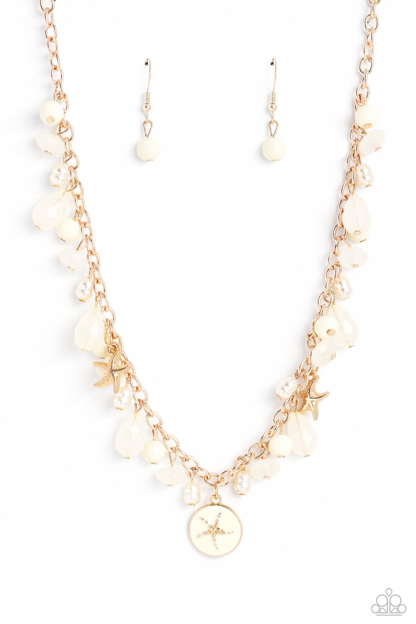 Paparazzi-Surfer Serenade - Gold Necklace