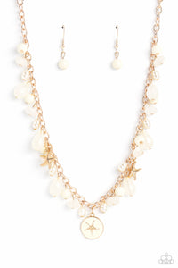Paparazzi-Surfer Serenade - Gold Necklace