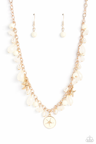 Paparazzi-Surfer Serenade - Gold Necklace