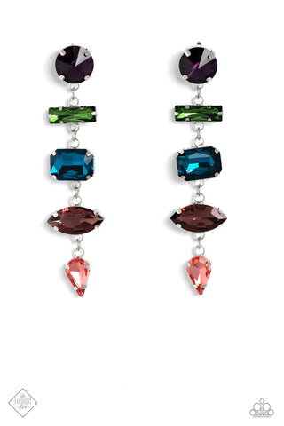 Paparazzi-Connected Confidence - Multi Earring