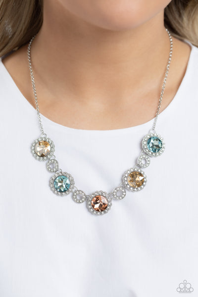 Paparazzi-Gorgeous Gems - Multi Necklace