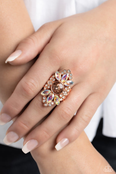 Paparazzi-GLISTEN Here! - Copper Ring
