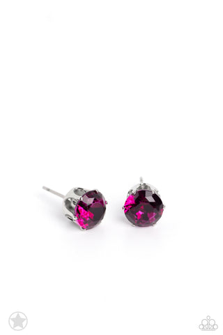 Paparazzi-Just In TIMELESS - Pink Earring