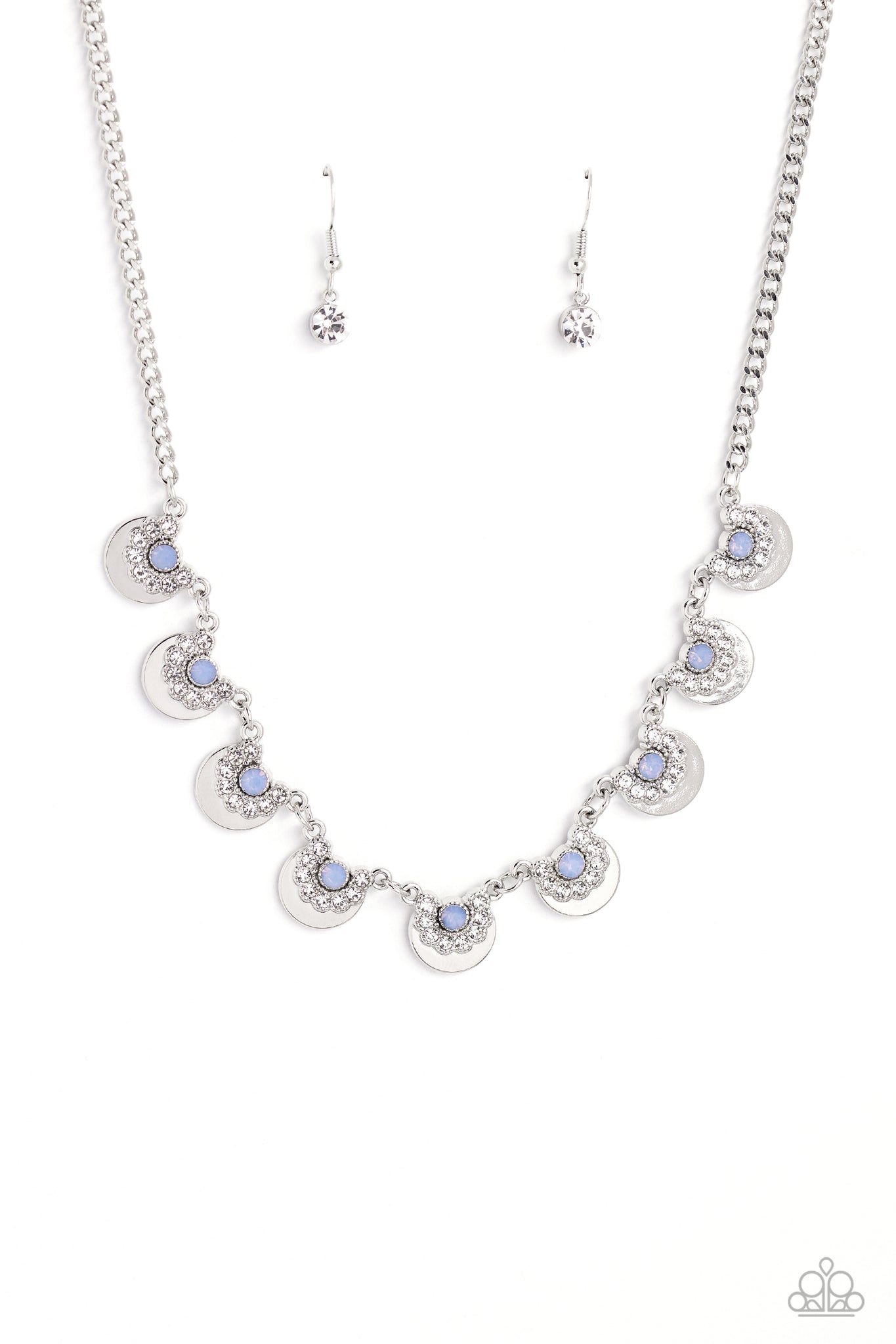 Paparazzi-Grandiose Grace - Blue Necklace
