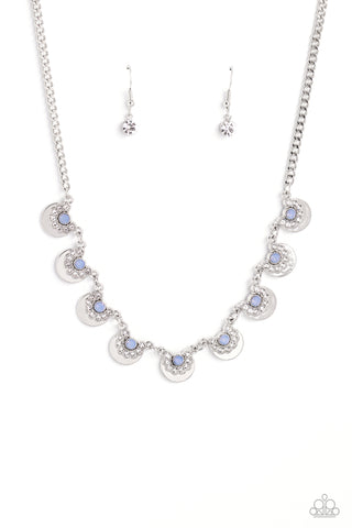 Paparazzi-Grandiose Grace - Blue Necklace