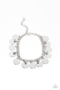 Paparazzi-Dreamy Discs - Blue Bracelet