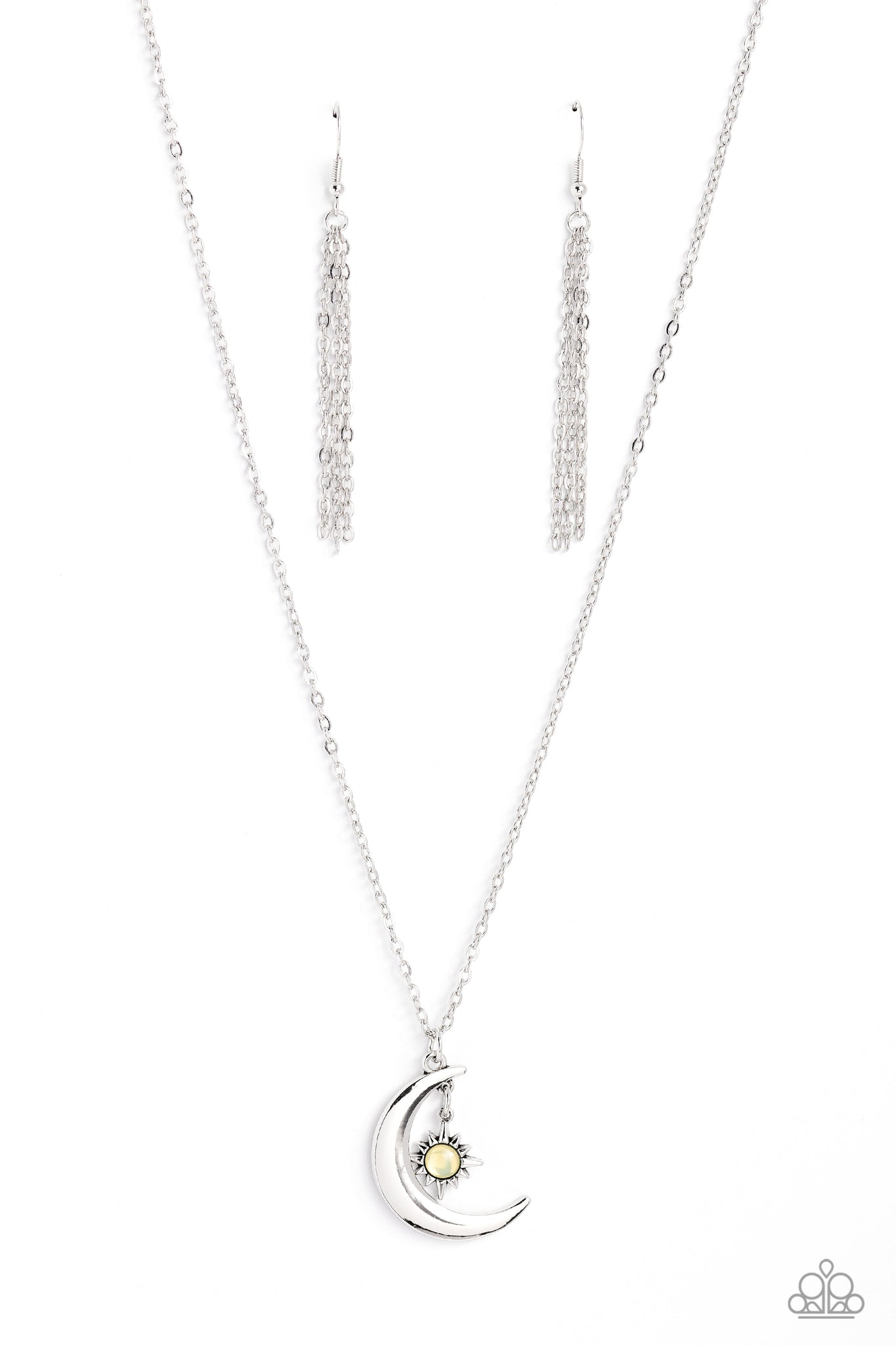 Paparazzi-Stellar Sway - Yellow Necklace