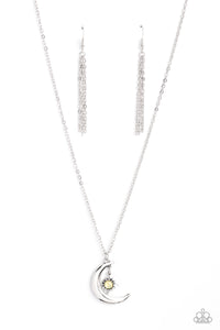 Paparazzi-Stellar Sway - Yellow Necklace