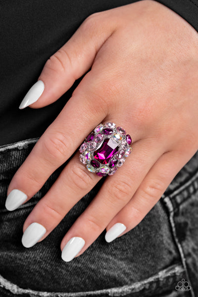 Paparazzi-Perfectly Park Avenue - Pink Ring