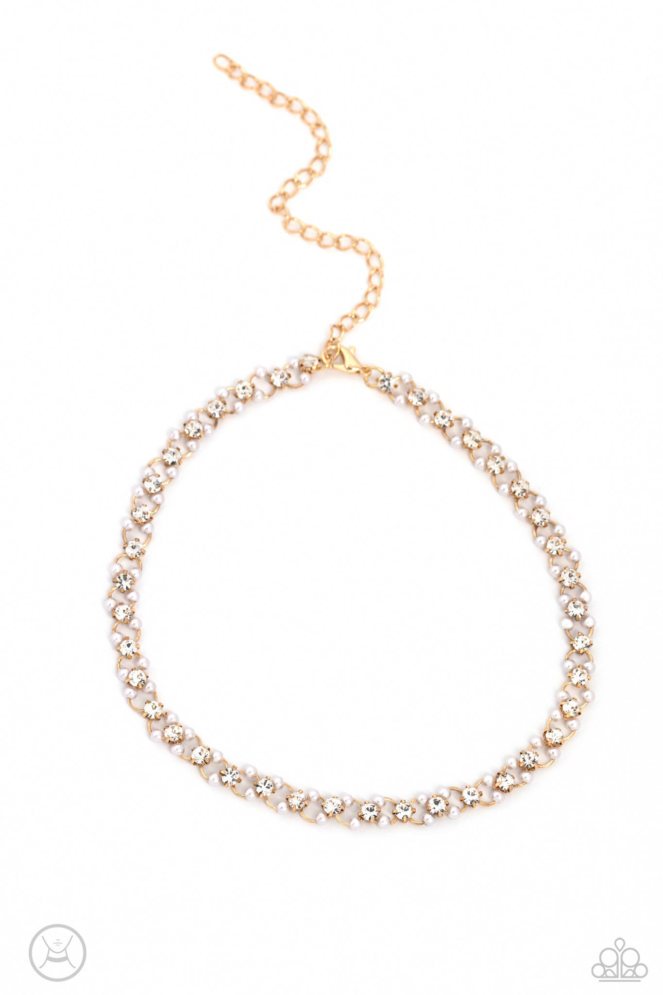 Paparazzi-Classy Couture - Gold Choker