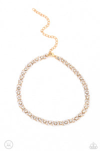 Paparazzi-Classy Couture - Gold Choker
