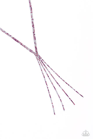 Paparazzi-Jazz STRANDS - Pink Necklace