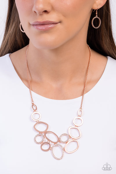 Paparazzi-Limelight Lead - Copper Necklace