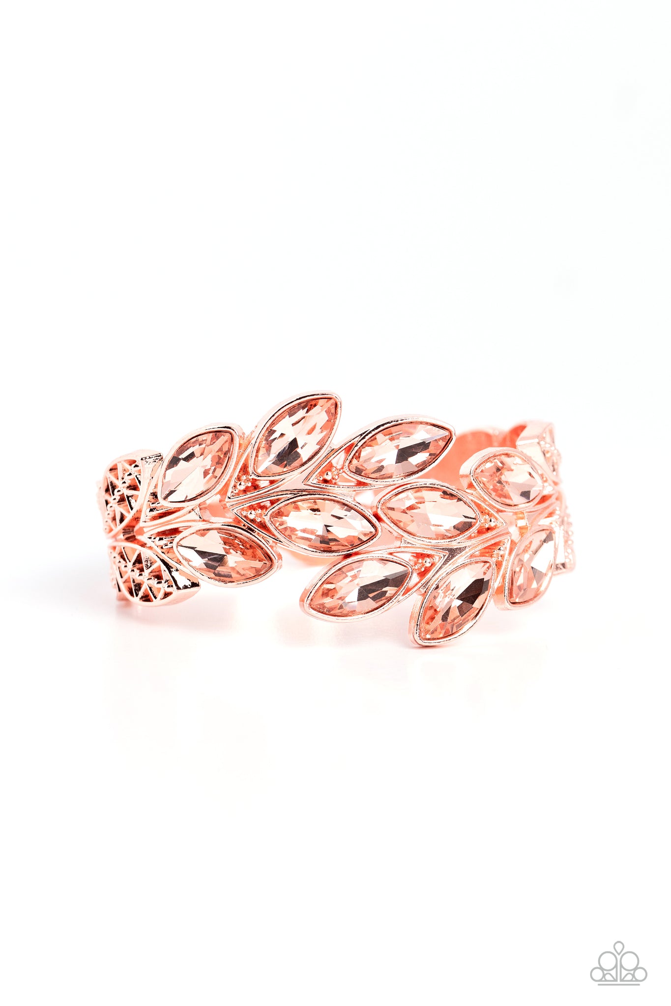 Paparazzi-Luminous Laurels - Copper Bracelet