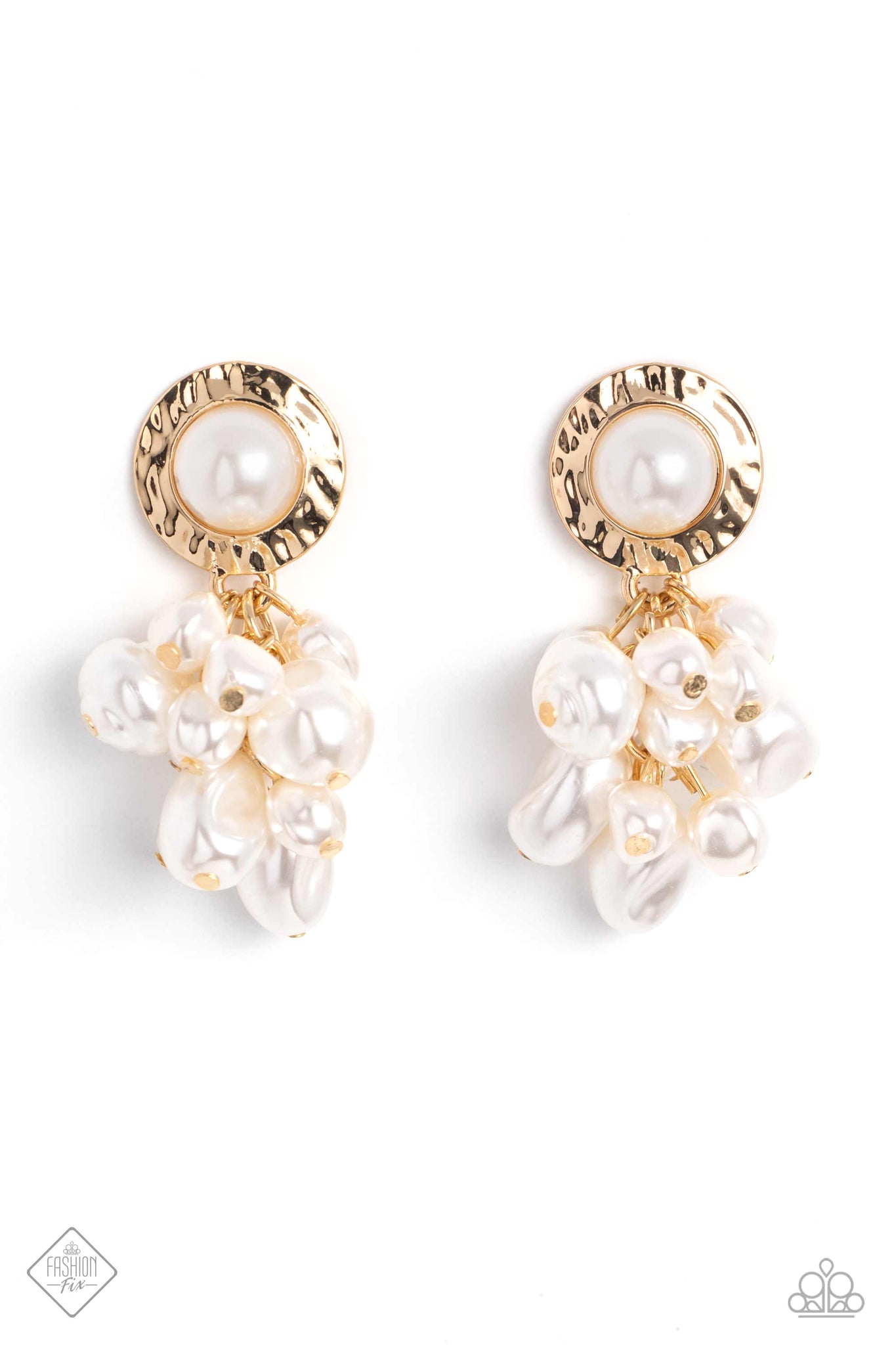 Paparazzi-Long Time No SEA - Gold Earring