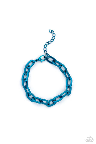 Paparazzi-Energetic Encore - Blue Bracelet
