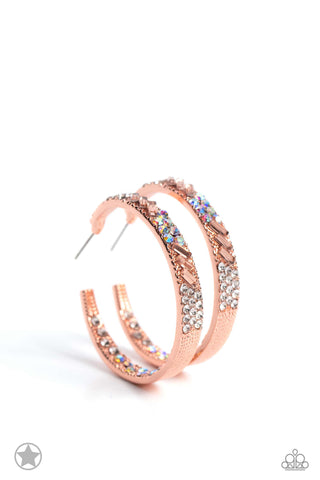 Paparazzi-Glitzy by Association - Copper Earring