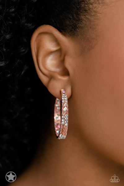 Paparazzi-Glitzy by Association - Copper Earring