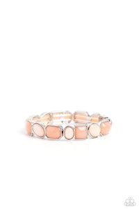 Paparazzi-Giving Geometrics - Orange Bracelet