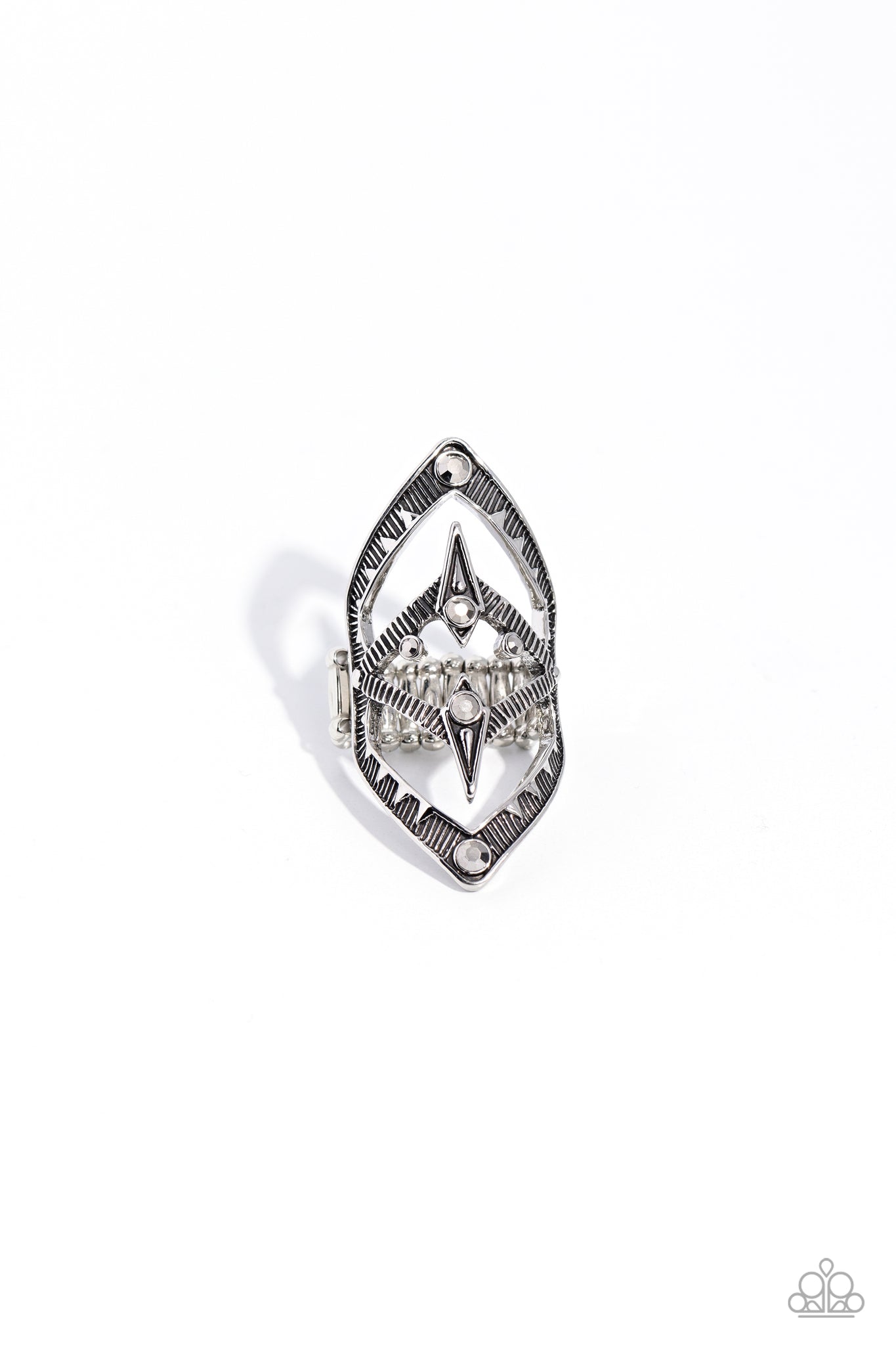Paparazzi-Daring Diamonds - Silver Ring