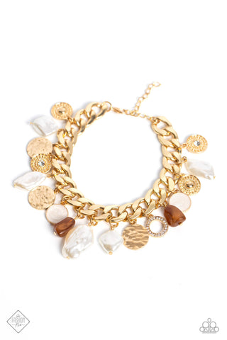 Paparazzi-SEA For Yourself - Gold Bracelet