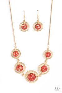 Paparazzi-Sophisticated Showcase - Red Necklace