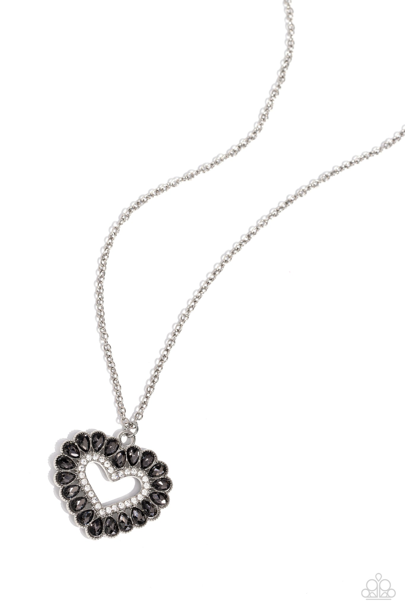 Paparazzi-FLIRT No More - Silver Necklace