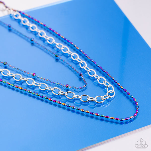 Paparazzi-Mardi Gras Mayhem - Multi Necklace