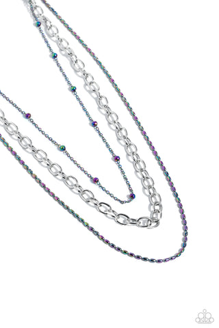 Paparazzi-Mardi Gras Mayhem - Multi Necklace