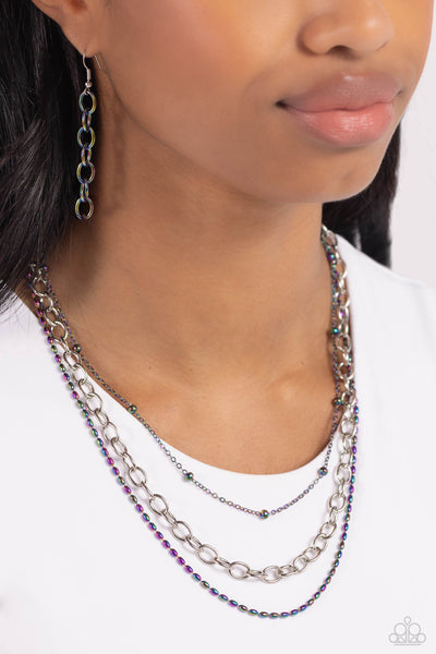 Paparazzi-Mardi Gras Mayhem - Multi Necklace