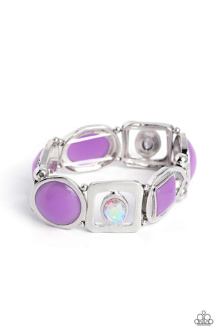 Paparazzi-Majestic Mashup - Purple Bracelet